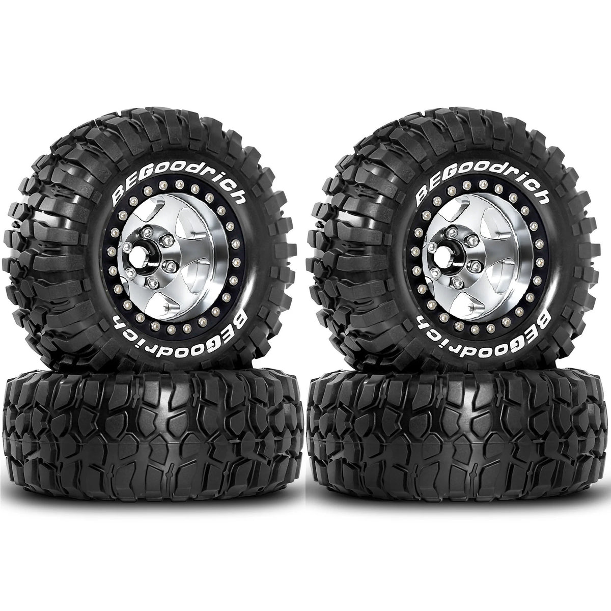 1.9in Crawler Tires Wheel 4PCS for MJX H12P RC 1/12 Rubber Upgrade