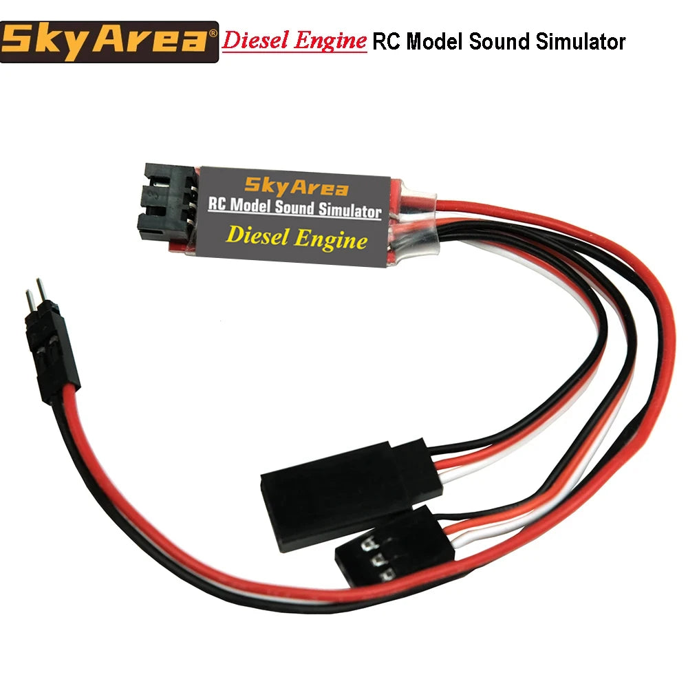 RC Diesel Engine Sound Module 2W Speaker for Trucks Cars Excavators