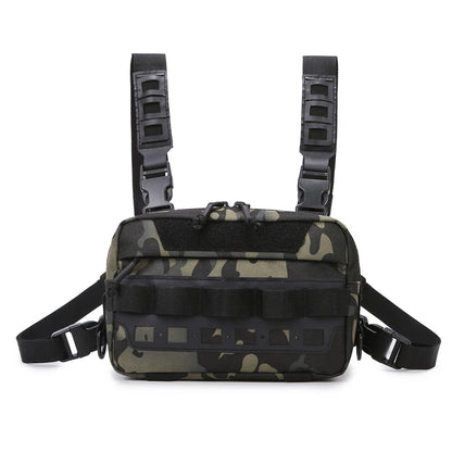 Fishing Vest Bag Men's Camo Fishing Lures Utility Tackle Chest Bags Waist Pack Outdoor Mountaineering Camping Hiking EDC Hunting-EXPROTAS