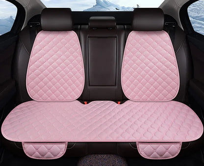 Car Seat Cover Front/Rear Velvet/fur Seat Cushion Protector Pad Black/Red/Beige/Grey/Coffee/Brown For Renault Kadjar F3 X45-EXPROTAS