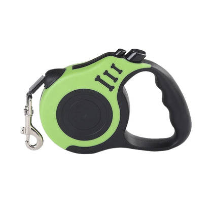 Retractable Dog Lead 3m 5m Nylon Leash for Small Medium Large Dogs Cats
