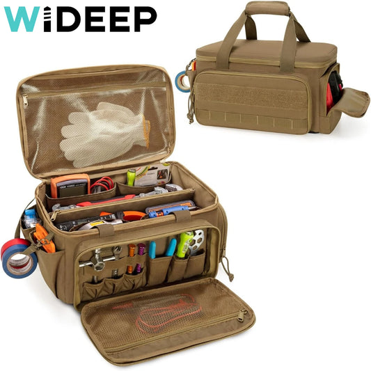 14" Heavy Duty Tool Bag Tactical Work Organizer for Handyman Carpenter