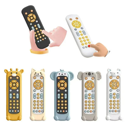 TV Remote Control Toy for Babies with Music and Light - Educational Sensory Toy