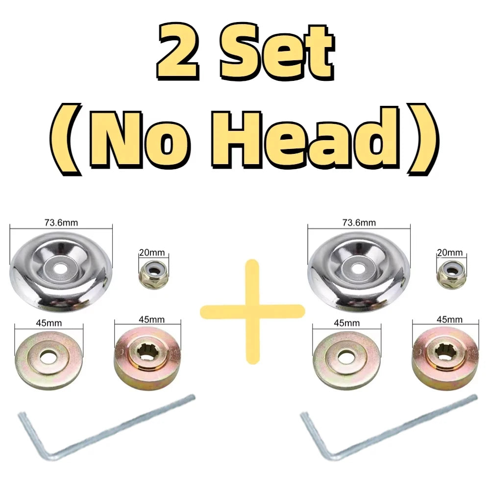 Weed Brush Trimmer Head Steel Wire Wheel Universal Garden Parts 6/8/10 Inch