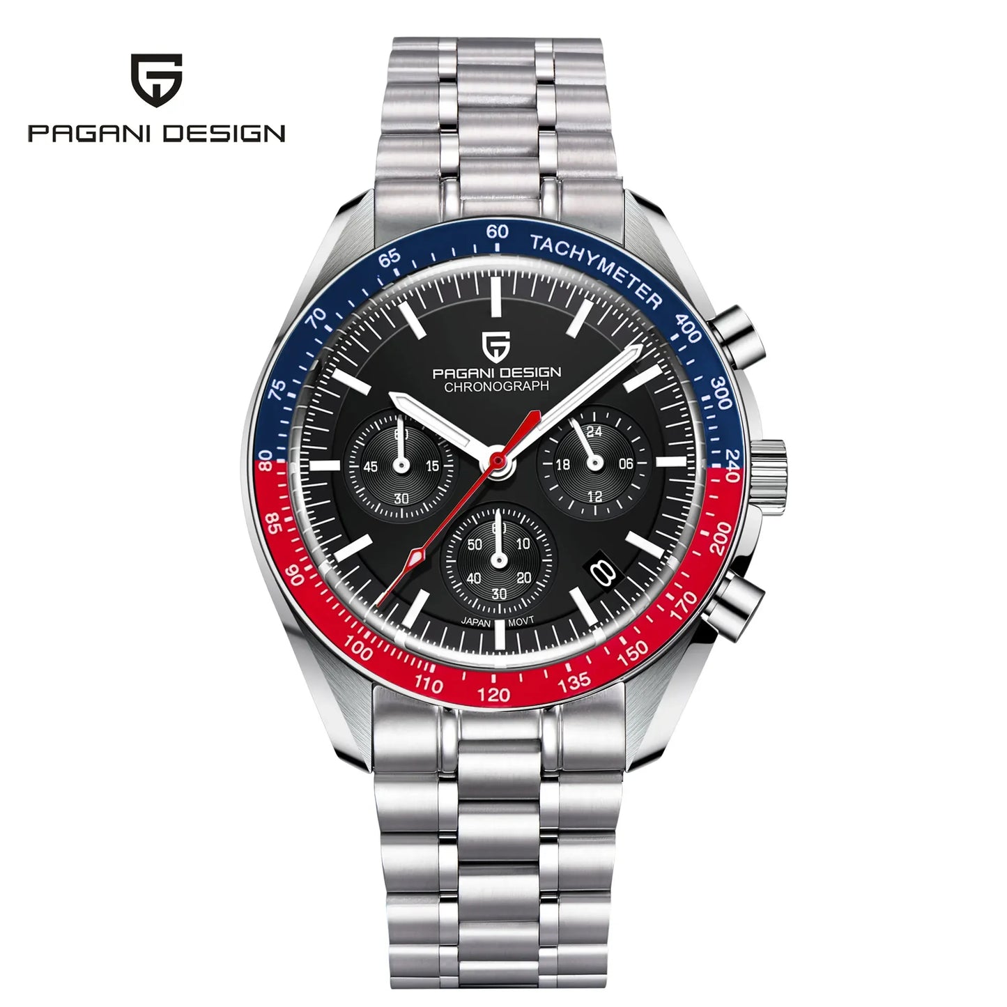 PAGANI DESIGN 2024 New Men's Watches Top Luxury Quartz Watch For Men Auto Date Speed Chronograph AR Sapphire Mirror Wrist watch-EXPROTAS