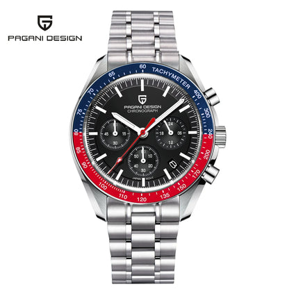 PAGANI DESIGN 2024 New Men's Watches Top Luxury Quartz Watch For Men Auto Date Speed Chronograph AR Sapphire Mirror Wrist watch-EXPROTAS