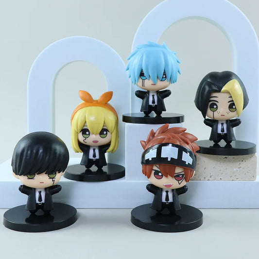 5pcs Mashle Magic and Muscles Figure Set 7cm Anime Collectible Models