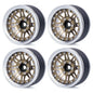 1.9 Aluminium Beadlock Wheels Adjustable Offset Rims 1/10 RC Crawler TRX4