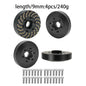 Brass Wheel Hex Hub Adapter for 1.9/2.2 Beadlock RC Crawler Axial SCX10 TRX4 TRX6 - EXPROTAS