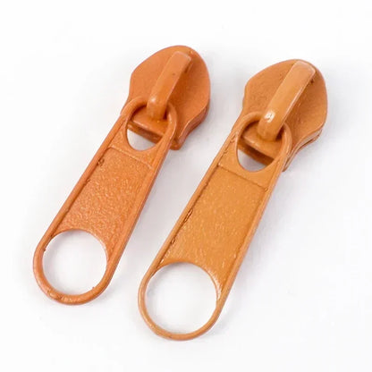 50/100/200Pcs 3#5# Zipper Slider For Nylon Zippers Bag Garment Zip Puller Backpack Pocket Zips Repair Kit DIY Sewing Accessories