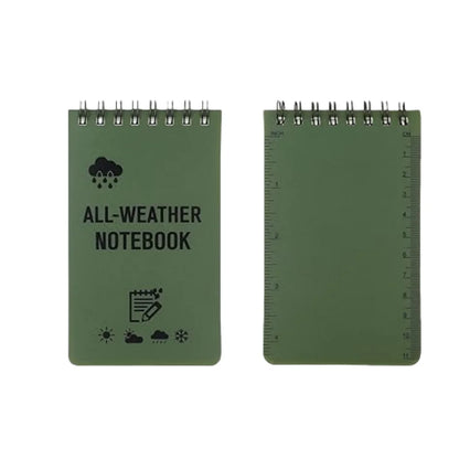 Waterproof Tactical Pocket Notebook Lined Notepad All Weather Pages