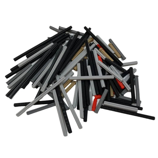 120PCS MOC Technology Blocks Plastic Axle Sticks Compatible with Various Models