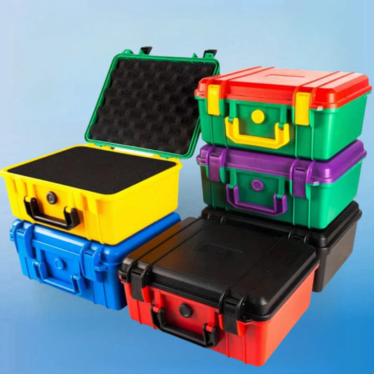 Portable Hardware Storage Box Waterproof Shockproof Dustproof Case 280x240x130mm