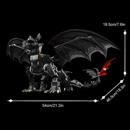 1026+pcs Dragon Master Building Blocks Set Collection Model Educational Toy Gift