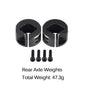 TRX4M Brass Steering Link Knuckle Diff Cover Caster Block Weights 1/18 RC