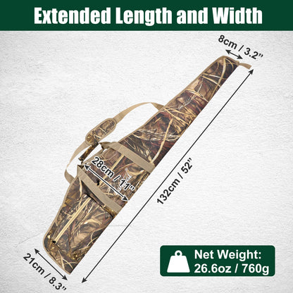 EXPROTAS Gun Case Padded Carry Bag for Scoped Rifle Shotgun Storage