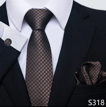 EXPROTAS Tie Pocket Square 8cm Wedding Formal Men’s Accessories
