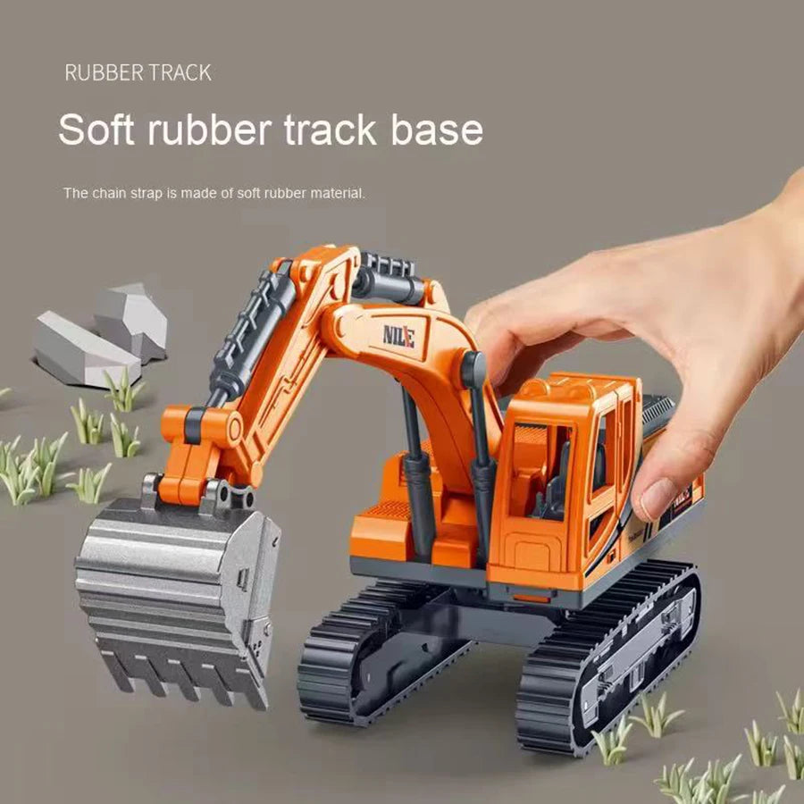 1pc Inertial Excavation Car Type Engineering Toy for Boys and Girls