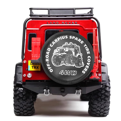 Spare Tires Cover 1/10 RC Crawler Car Compatible with 4.52"-4.72" Tires