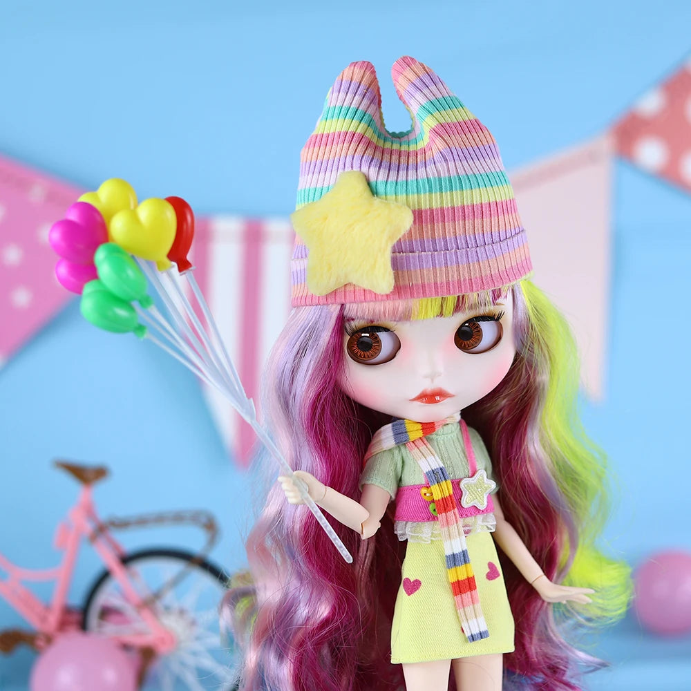 ICY DBS Blythe Doll 1/6 BJD Joint Body 30cm White Skin Dopamine Girl Anime Toy