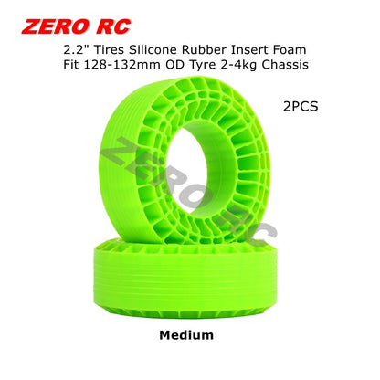 RC Crawler Tire Inserts Silicone Rubber Foam 1/10 Fit 1.9" 2.2" Wheels