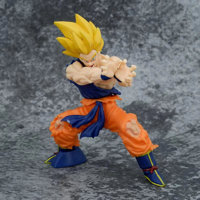 Dragon Ball Z Kamehameha Son Goku Figure Super Saiyan Kakarotto 16CM PVC Action Figures Model Dolls Toys for Children Gifts-EXPROTAS