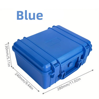 Portable Hardware Storage Box Waterproof Shockproof Dustproof Case 280x240x130mm