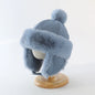 Baby Ear Protection Hat Winter Warm Wool Cute Thickened Bear Cap
