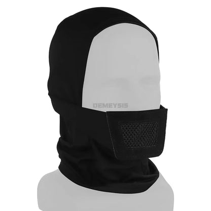 Tactical Airsoft Protection Balaclava Face Mask Steel Mesh for Hunting Sports