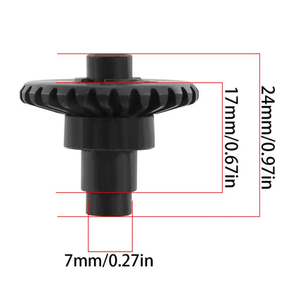 Steel Helical Bevel Axle Gear 8T 24T/27T/30T/33T for 1/10 RC Crawler SCX10 II III Capra - EXPROTAS