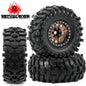 4PCS Beadlock Wheel Rims 1.9" Metal for 1/10 RC Crawler Axial TRX4