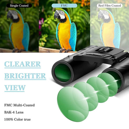 8x21 Compact Mini Binoculars Lightweight Kids Concert Opera Sports Travel
