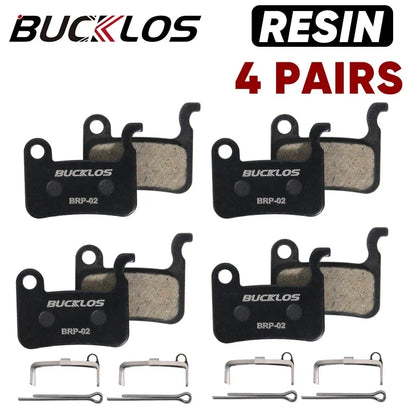 Resin Disc Brake Pads BUCKLOS for Shimano A01S M07 M535 MTB Road Bike