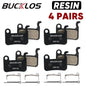 Resin Disc Brake Pads BUCKLOS for Shimano A01S M07 M535 MTB Road Bike