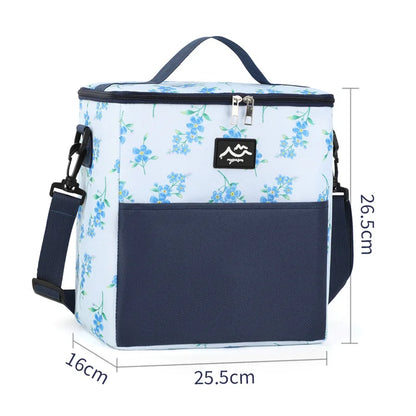 Aluminum Foil Insulated Lunch Bag Bento Pack for Meal and Ice Storage