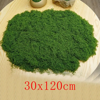Green Fake Moss Artificial Plant DIY Crafts Decor Landscape Home Garden