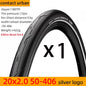 Continental Contact Urban Tyre 16/20 Inch Wire Bead Reflective BMX Folding Bike