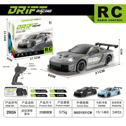 2026 RC Drift Car Speed Remote Control 1:24 Porsche 911 Racing Toy