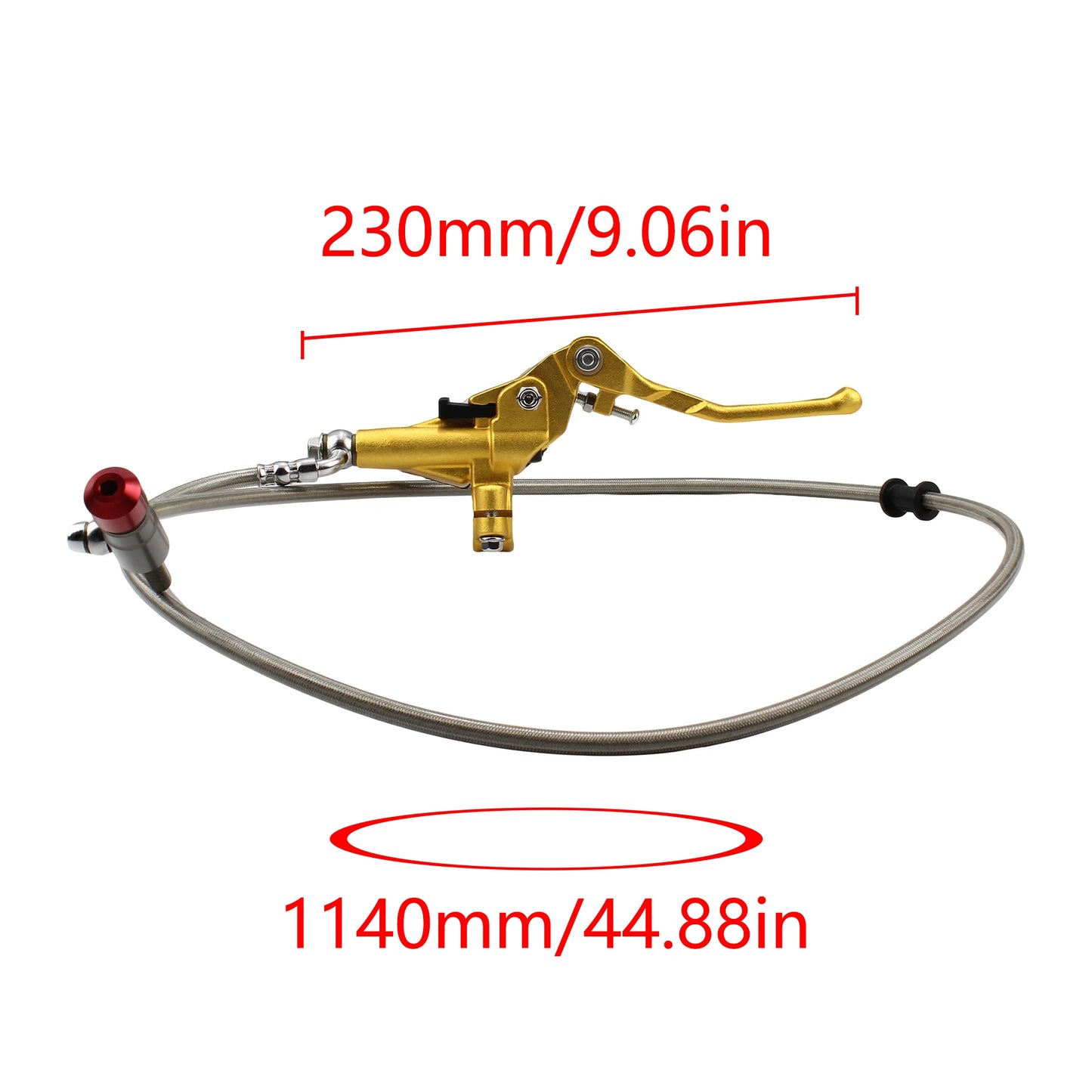 Universal 1200mm Hydraulic Brake & Clutch Levers for Dirt Bike Enduro Motocross