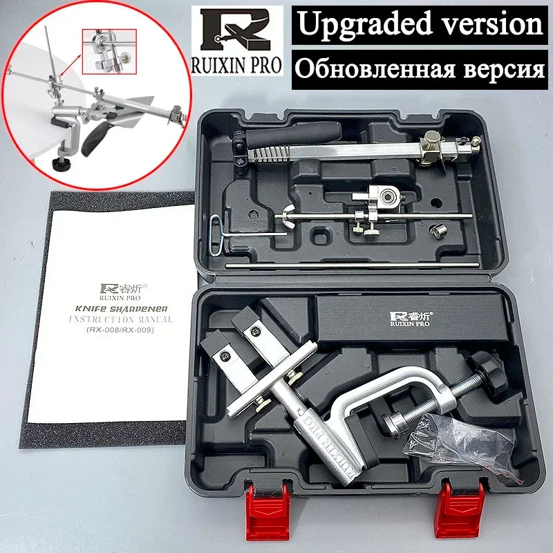 2023 New Upgraded Version Ruixin Pro RX009 Aluminium Alloy Knife Sharpener System 360 Degree Flip Constant Angle Grinding Tools-EXPROTAS