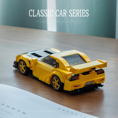 351pcs RX7 JDM Racing Car Building Blocks Classic City Sports Model Toy Gift