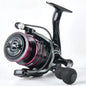Spinning Reels 8KG-12KG Max Drag Carrete de pesca 5.2:1 Metal Handle Fishing Reel Coils Saltwater Reel for Fishing Accessories