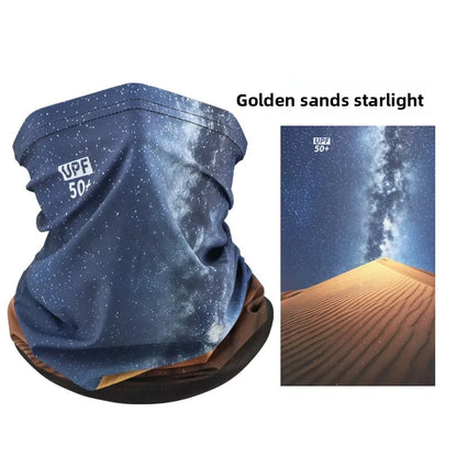 Sun Protection Mask Ice Silk Neck Gaiter Breathable Cycling Fishing Scarf