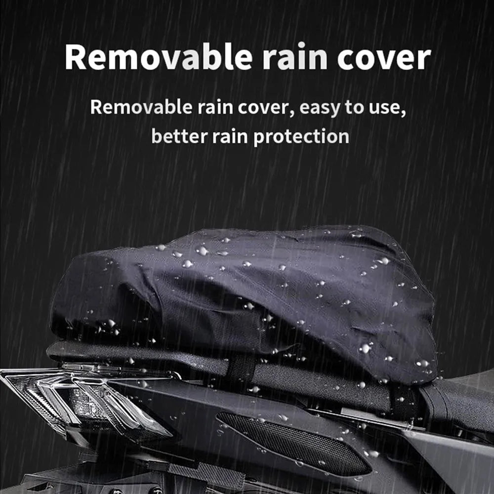 Motorcycle Tail Bag Waterproof Rear Seat Luggage Backpack for Harley BMW