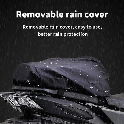 Motorcycle Tail Bag Waterproof Rear Seat Luggage Backpack for Harley BMW