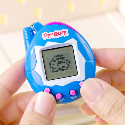 Tamagotchi Electronic Pet Keychain Game Console for Kids - Purple Version