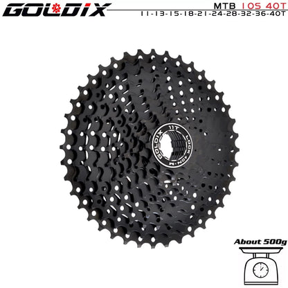 GOLDIX MTB Cassette | 8–12 Speed 40T–52T Freewheel Sprocket for Shimano/SRAM