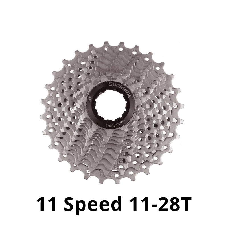 SUNSHINE 11-Speed HG Cassette 11-28T to 11-52T for SRAM/Shimano HG Hub