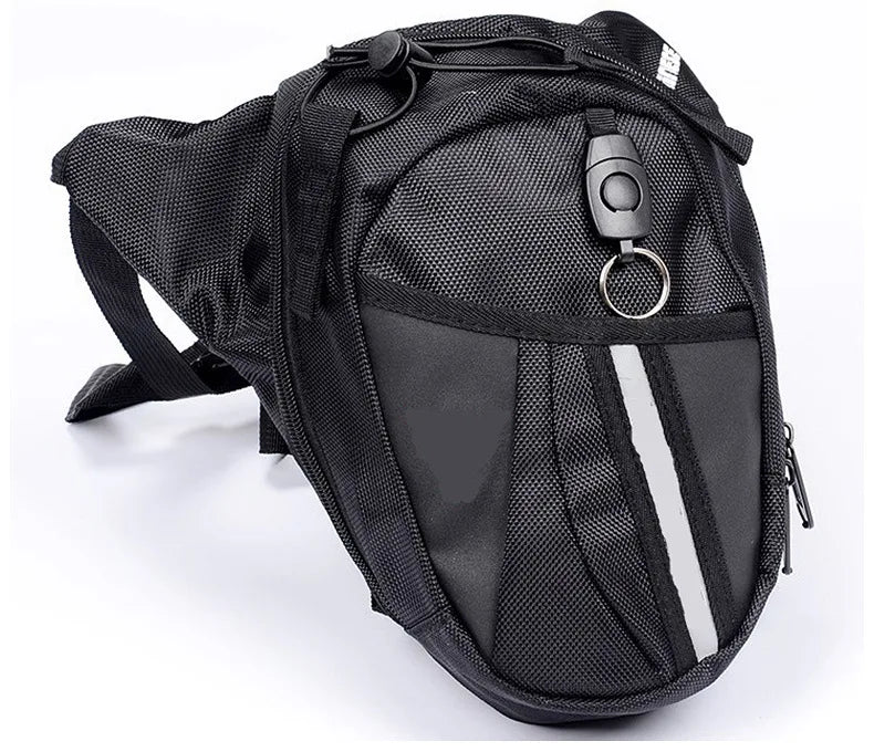 Motorcycle Leg Bag Waterproof Thigh Waist Pack Drop Hip Belt for Bikers