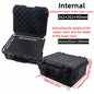 1pc Hard Carry Case Waterproof Storage Box with Pre-Cut Sponge Organizer